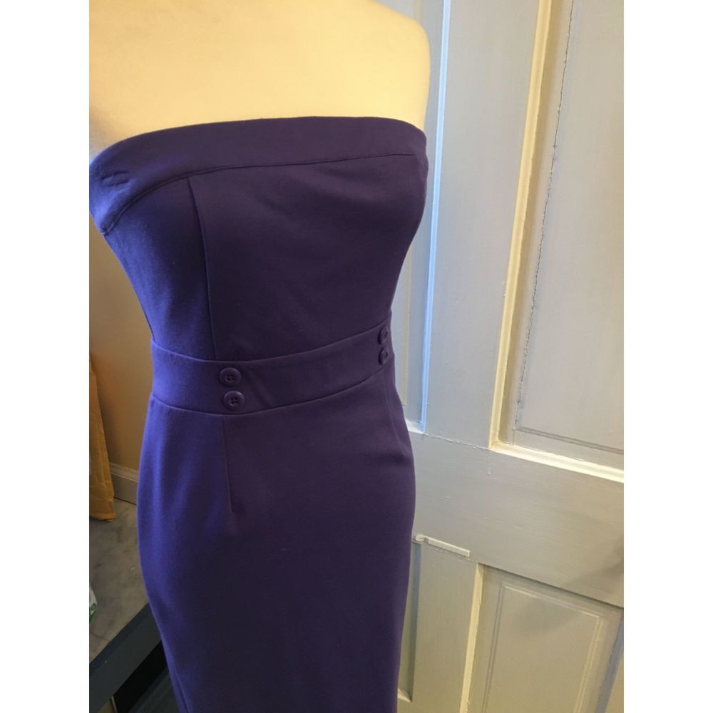 Strapless Purple Dress - Picture 5 of 10